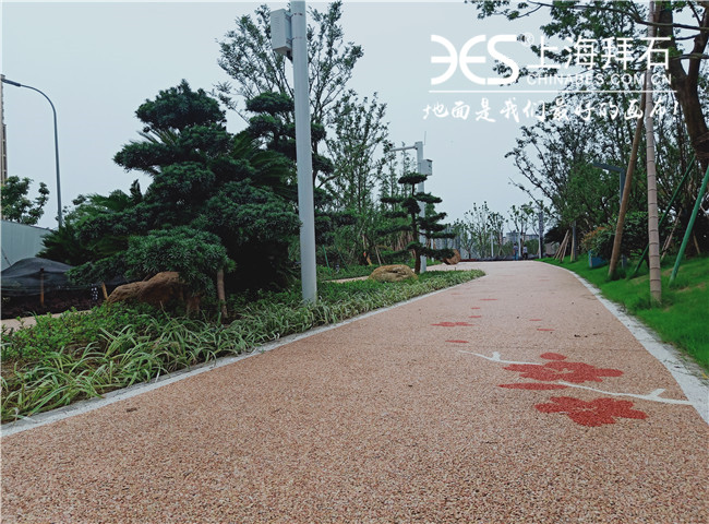 露骨料透水地坪 露骨料透水地坪
