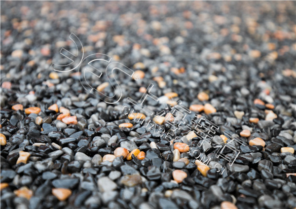 透水膠粘石路面 透水膠粘石路面