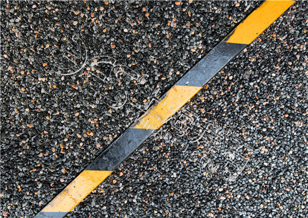 透水膠粘石路面 透水膠粘石路面