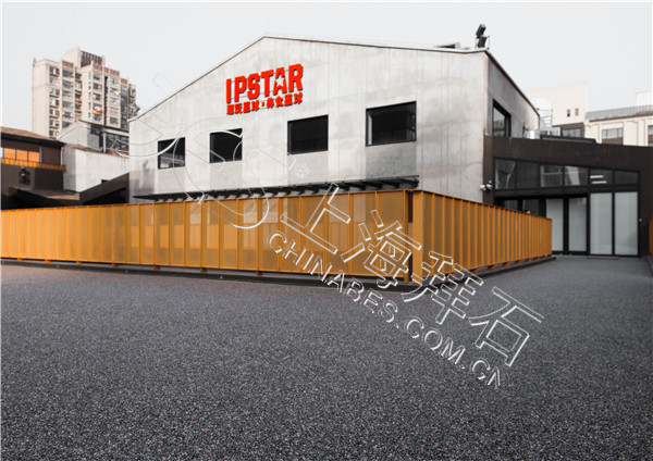 透水膠粘石路面 透水膠粘石路面