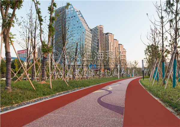 露骨料透水路面 露骨料透水路面