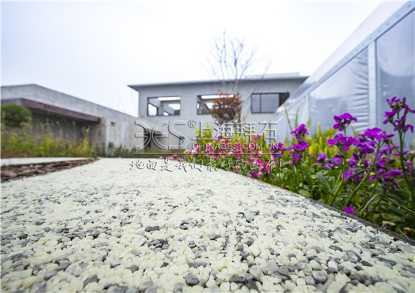 熒光膠粘石路面