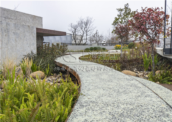 熒光膠粘石路面