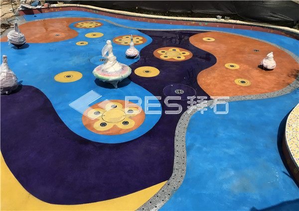 礫石聚合物地坪 礫石聚合物地坪