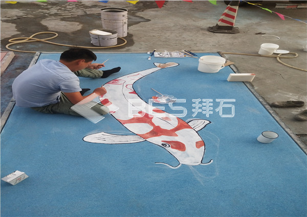 礫石聚合物地坪 礫石聚合物地坪