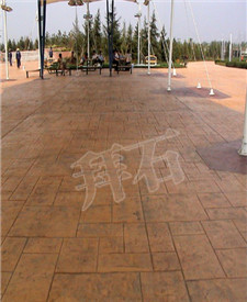 江西玉山縣旅游度假村壓模地坪項(xiàng)目