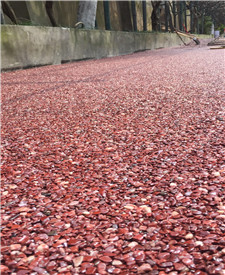 上海浦東大道膠粘石透水混凝土項(xiàng)目