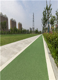 浙江海寧陶瓷顆粒路面項(xiàng)目