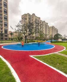 上海浦東祝橋紅色透水混凝土項(xiàng)目