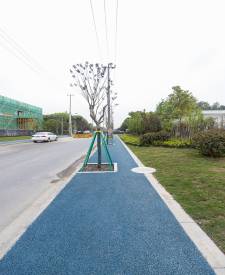 上海松江陶干路瀝青改色項目