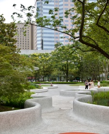 上海虹橋公園水洗石項(xiàng)目